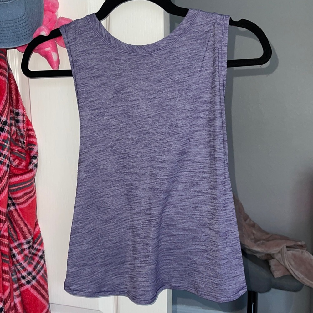Open back Lululemon workout top